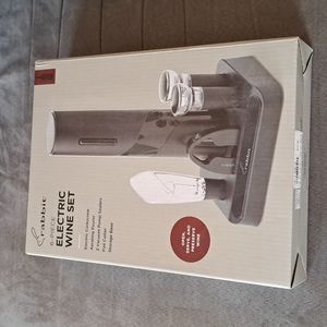 Rabbit 6 piece electric wine set NEW IN BOX